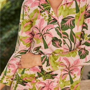 Spartina 449 Pajama Set Includes Top And Pant - Palm Paradise Women’s Medium